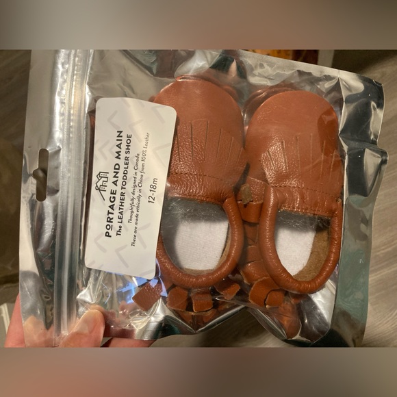 Leather Shoes Brown Toddler Shoe - Picture 1 of 1